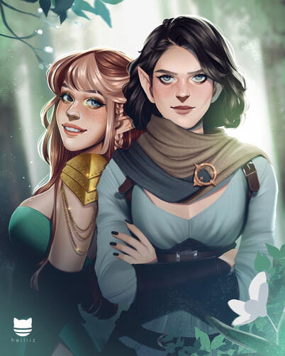 Amren &amp; Ren ~ Older art by me