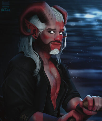 Ebros when he was mixed with Nox~ artwork by me Ebros when he was mixed with Nox~ artwork by me